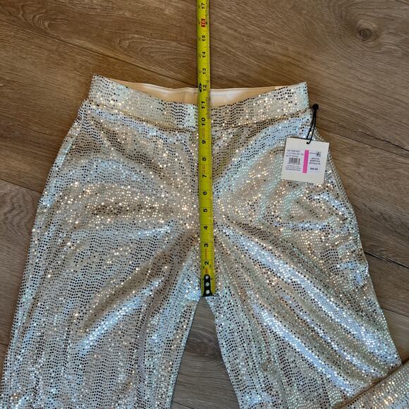 ANNE KLEIN Women's Petite Pull-On Wide-Leg Sparkle Pants Size PXXS - Picture 5 of 12